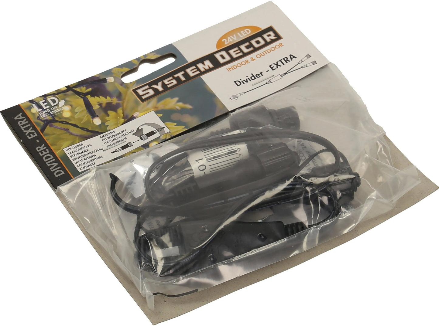 STAR TRADING System Decor Splitter 0.5m 12.495-98 Extra, schwarz Idealshop