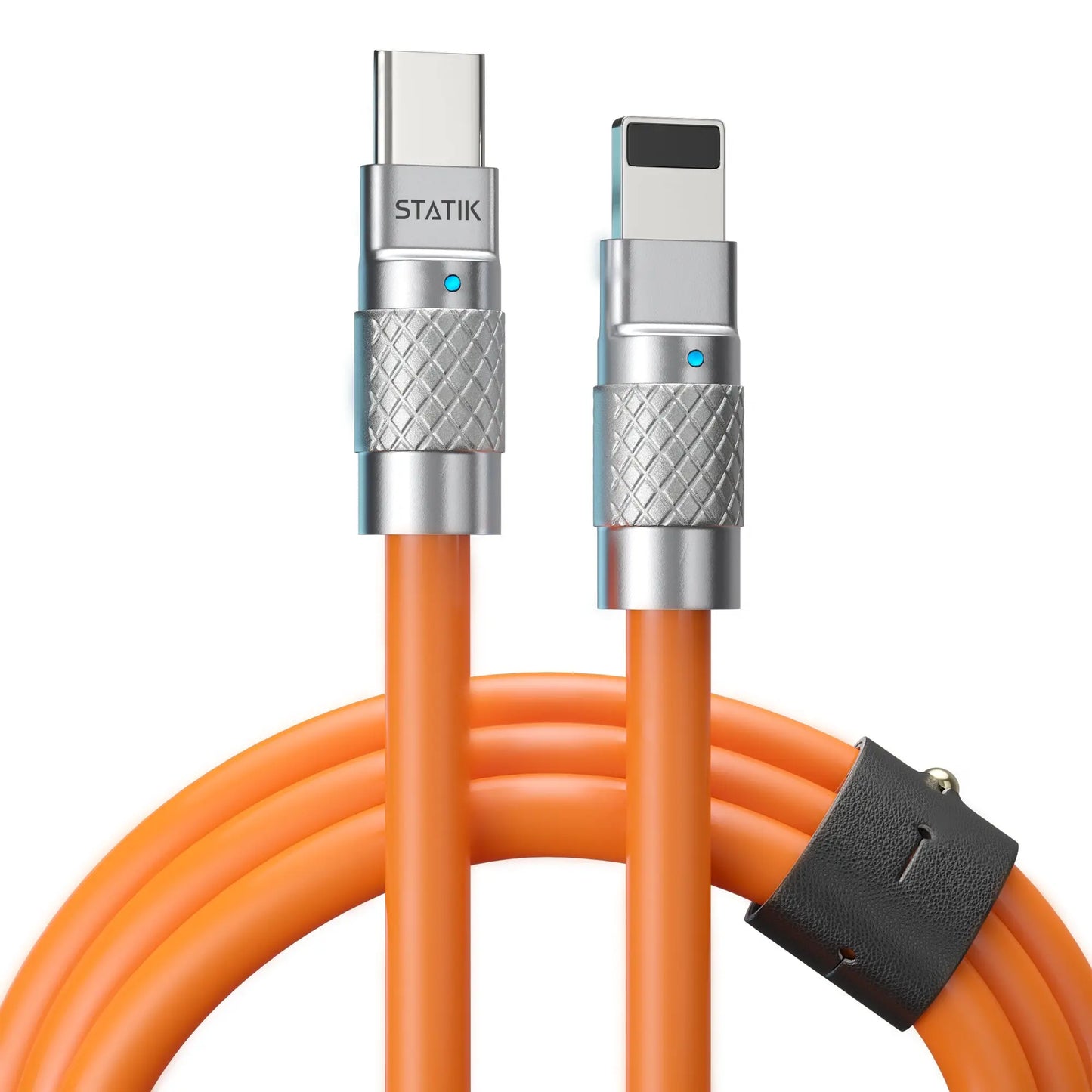 STATIK TSumoCharge 100W PUP-0126-ORG-CC-6FT Cable 1.8m, USB-C to C Orange Idealshop