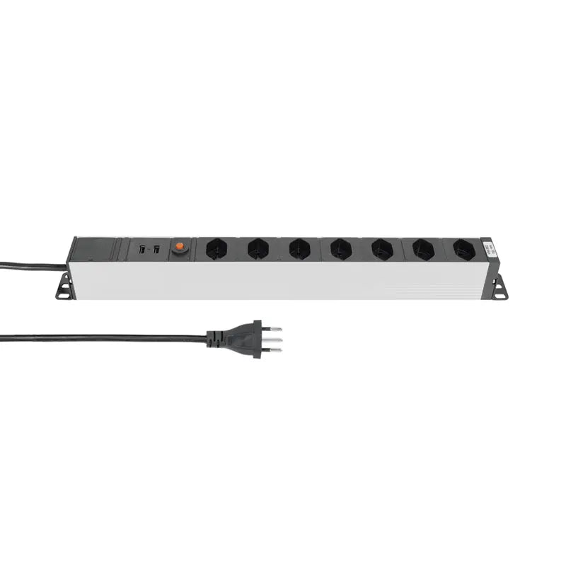 STEFFEN Steckdosenleiste Alu Modular 50 00039 silber, 3m Idealshop