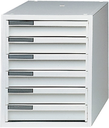 STYRO Schubladenbox weiss 119118205 6 Fächer, styrokay Idealshop