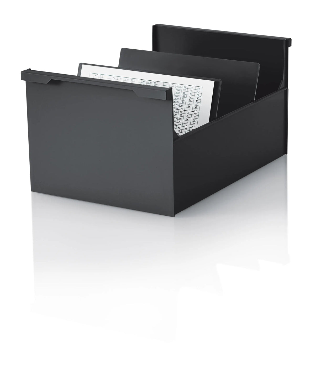 STYRO Karteikasten quer A5 30-532.90 schwarz Idealshop