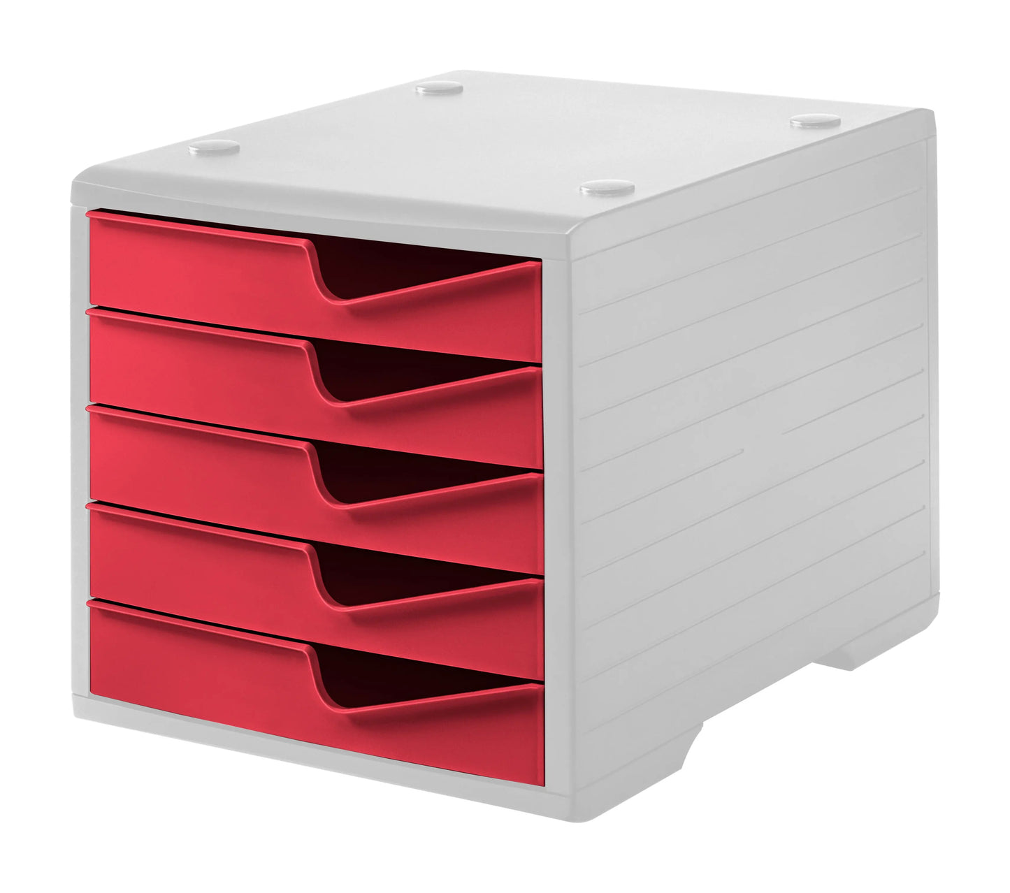 STYRO Styroswingbox 275-8430.228 grau/cranberry 5 Schubladen Idealshop