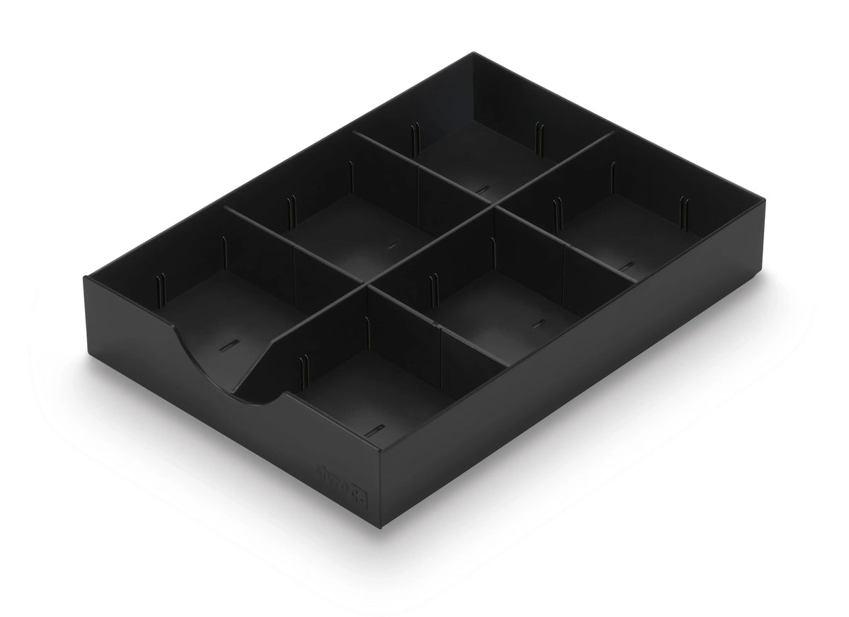 STYRO Systemschublade styrodoc 268-405.95 schwarz 6-teilig Idealshop