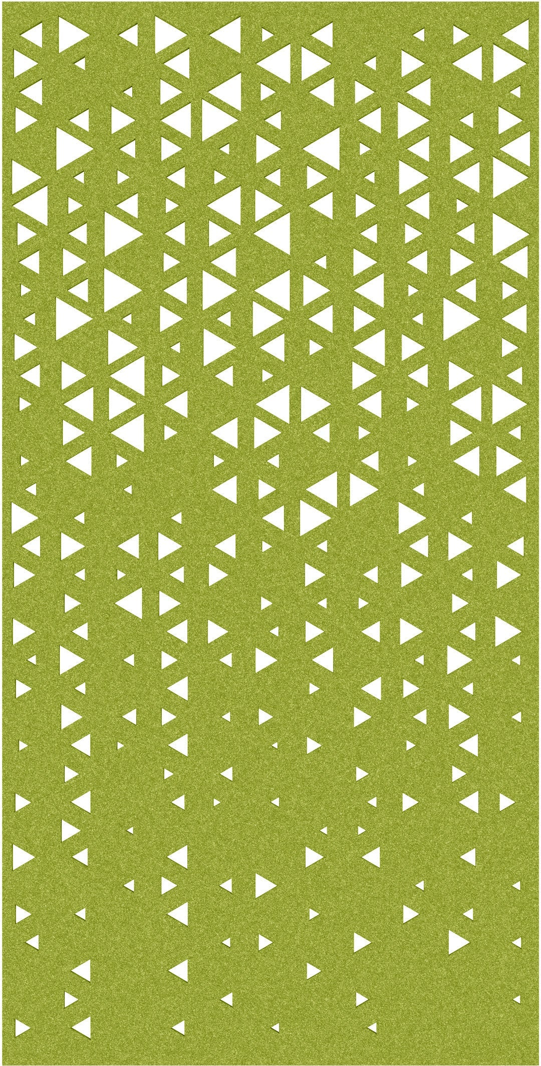 SUONO Trennwand XL 120x240x1.2cm 1211.X12.1303 CURTAIN, TRIANGLE, grün 2 Stk. Idealshop