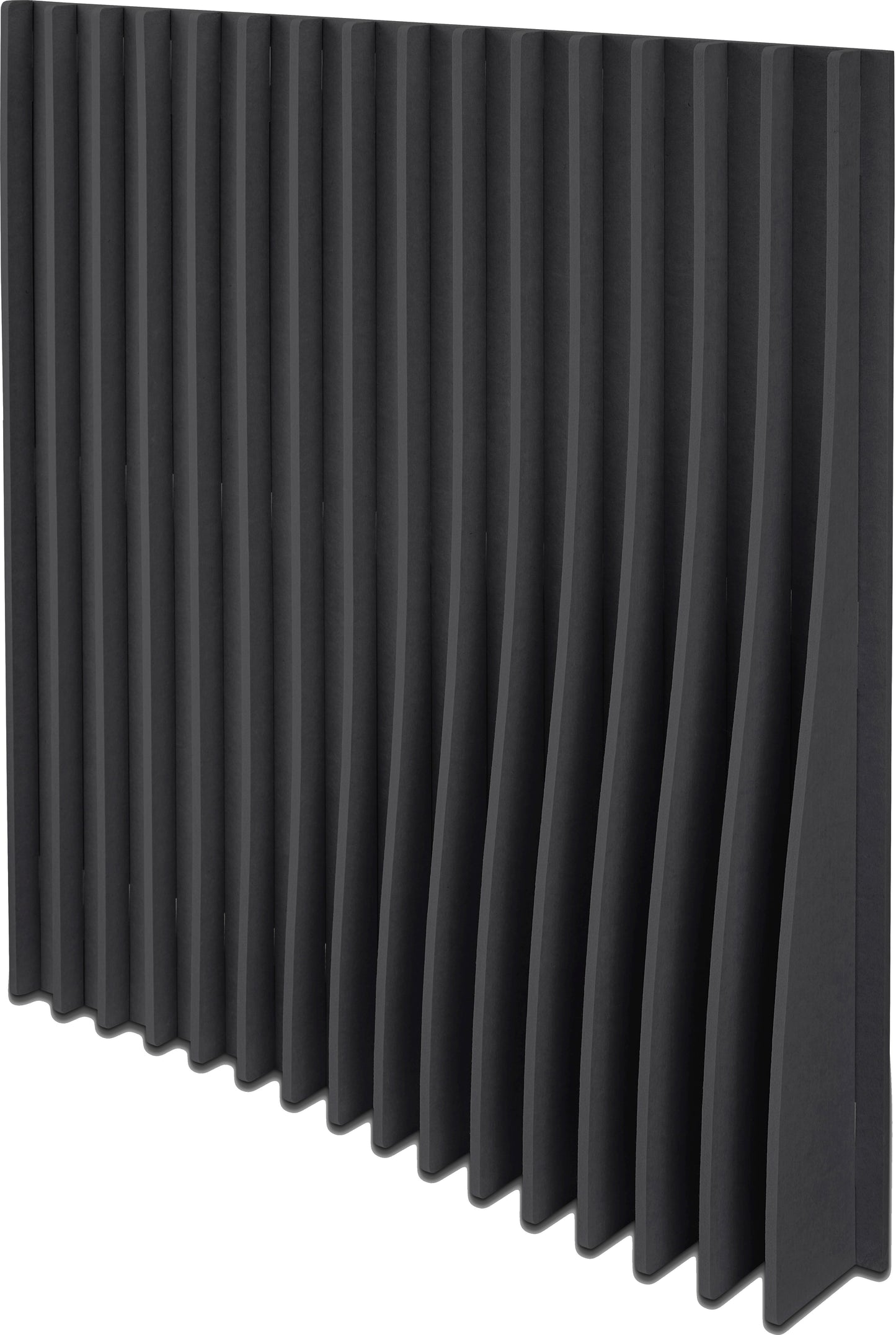 SUONO Wandelement 120x120x16cm 3332.U12.2600 BLADES, schwarz Idealshop