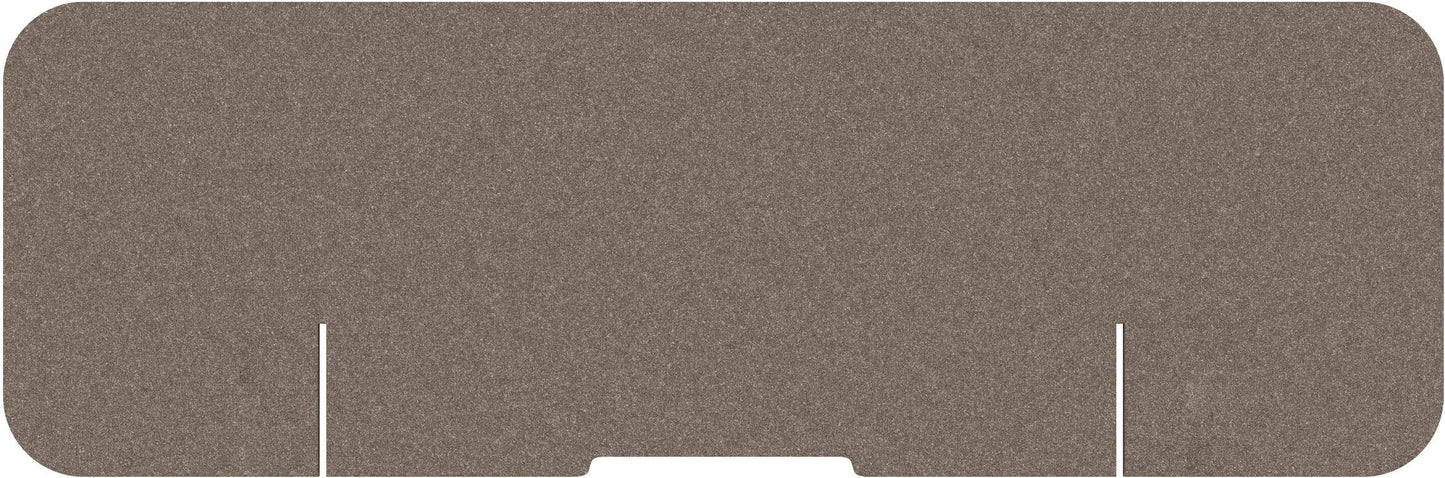 SUONO Tischtrennwand L 180x59x2.4cm 1111.L24.3900 DESK PLAIN, braun Idealshop
