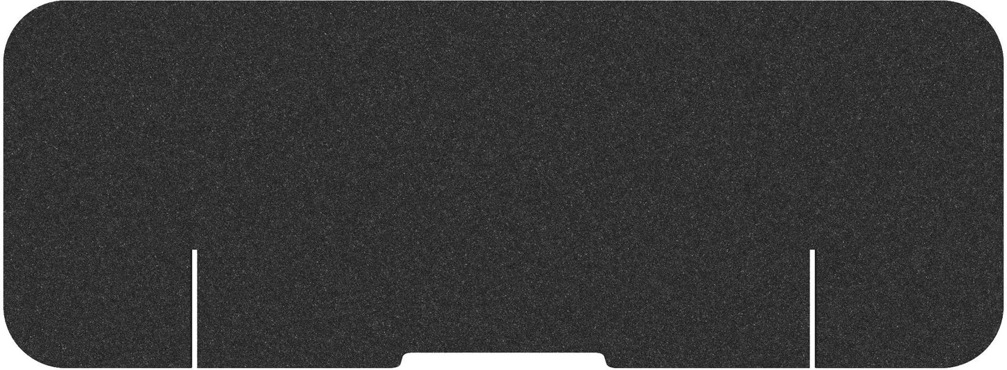 SUONO Tischtrennwand M 160x59x2.4cm 1111.M24.2600 DESK PLAIN, schwarz Idealshop