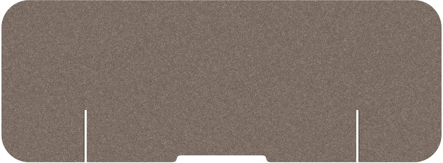 SUONO Tischtrennwand M 160x59x2.4cm 1111.M24.3900 DESK PLAIN, braun Idealshop