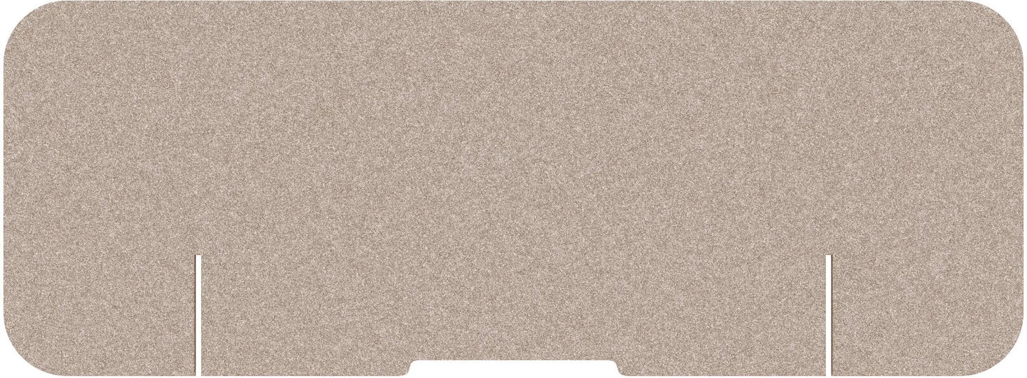 SUONO Tischtrennwand M 160x59x2.4cm 1111.M24.4400 DESK PLAIN, braun Idealshop