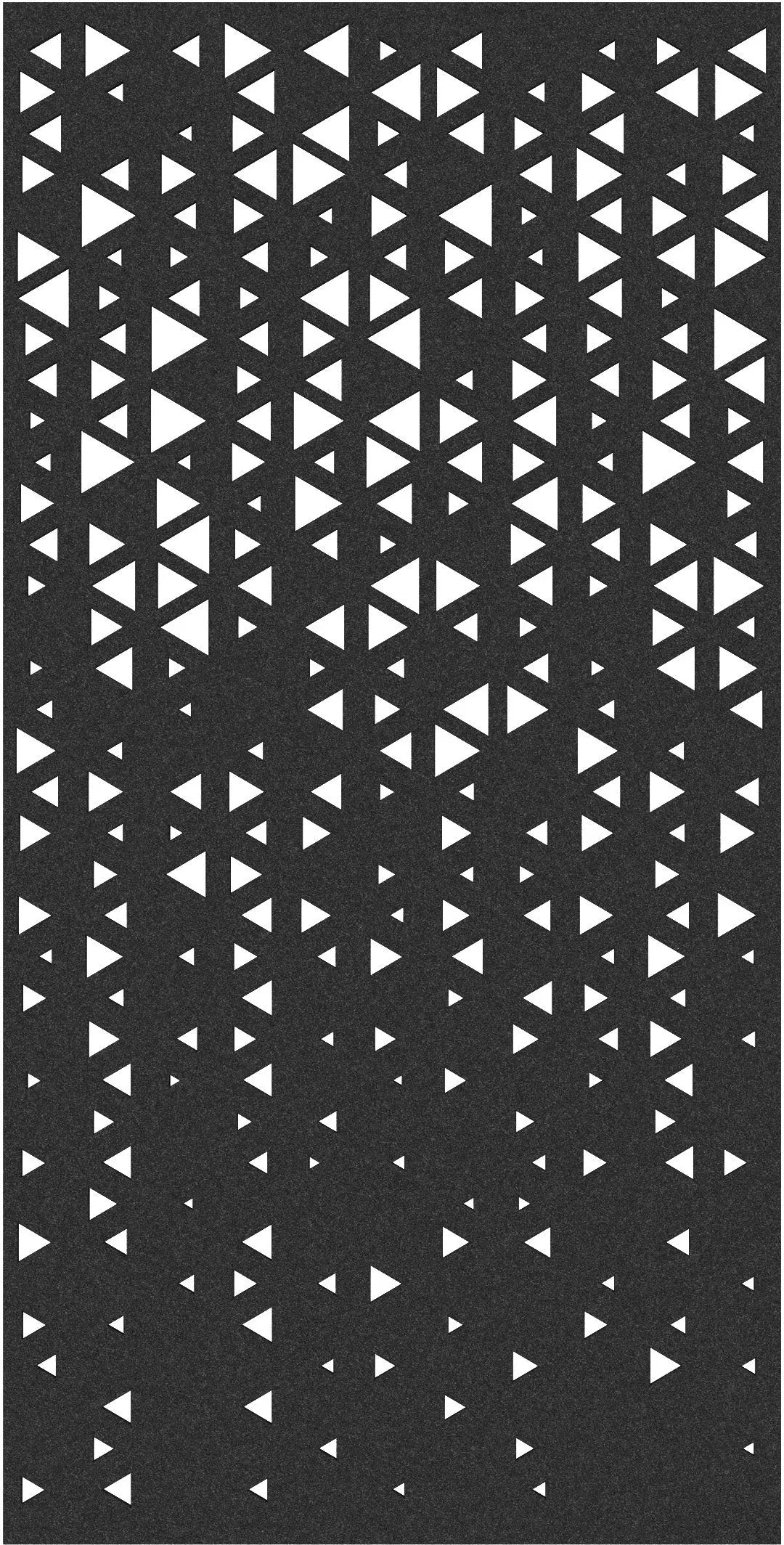 SUONO Trennwand XL 120x240x1.2cm 1211.X12.2603 CURTAIN, TRIANGLE, schw 2 Stk. Idealshop