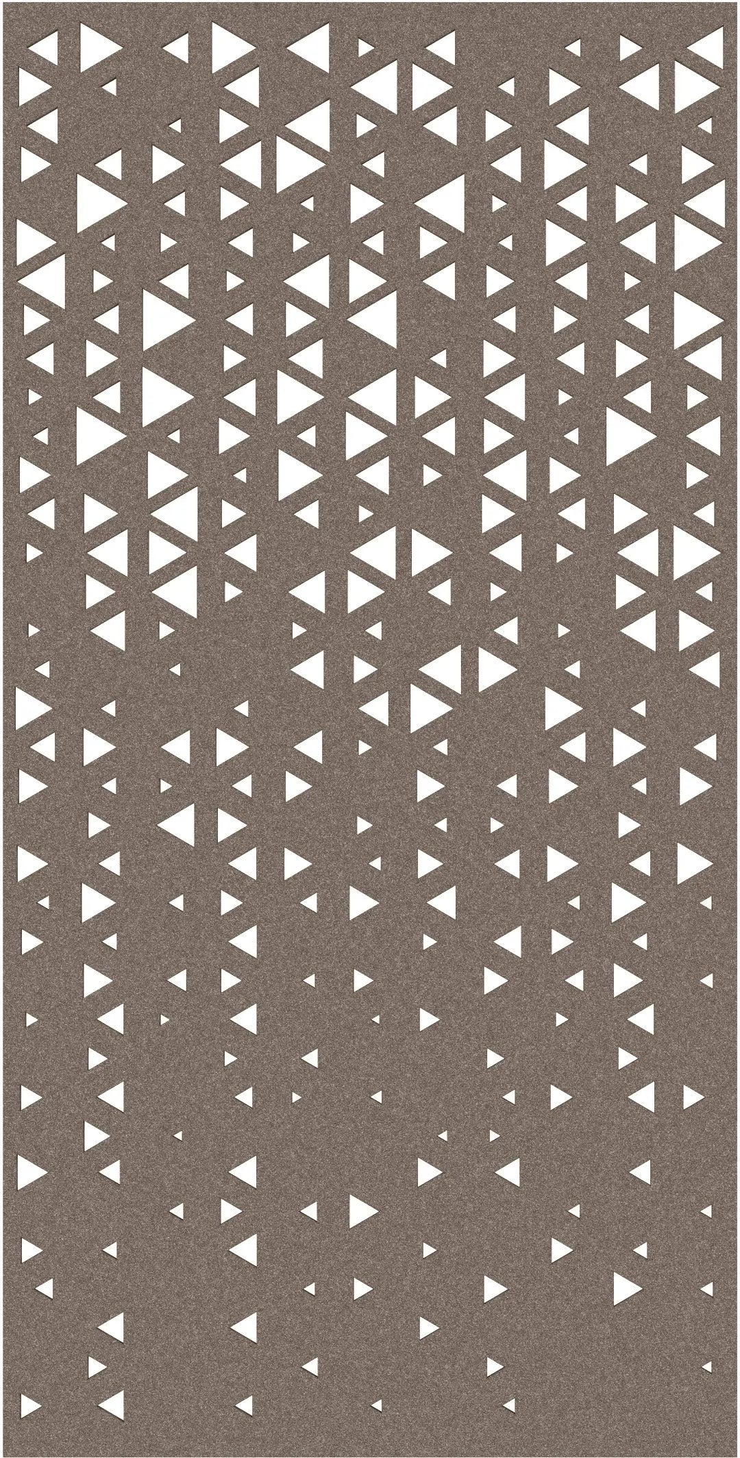 SUONO Trennwand XL 120x240x1.2cm 1211.X12.3903 CURTAIN, TRIANGLE, brau 2 Stk. Idealshop