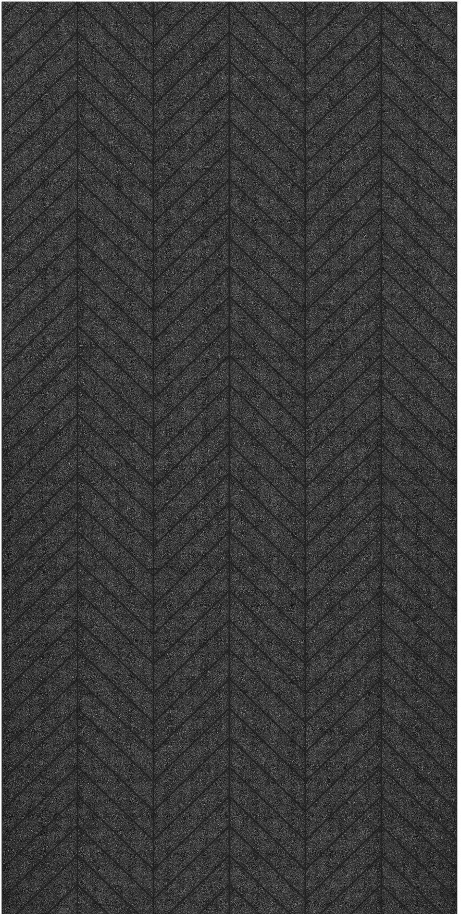 SUONO Wandelement 240x120x1.2cm 3411.U12.2650 STRUCTURE, schwarz 2 Stk. Idealshop