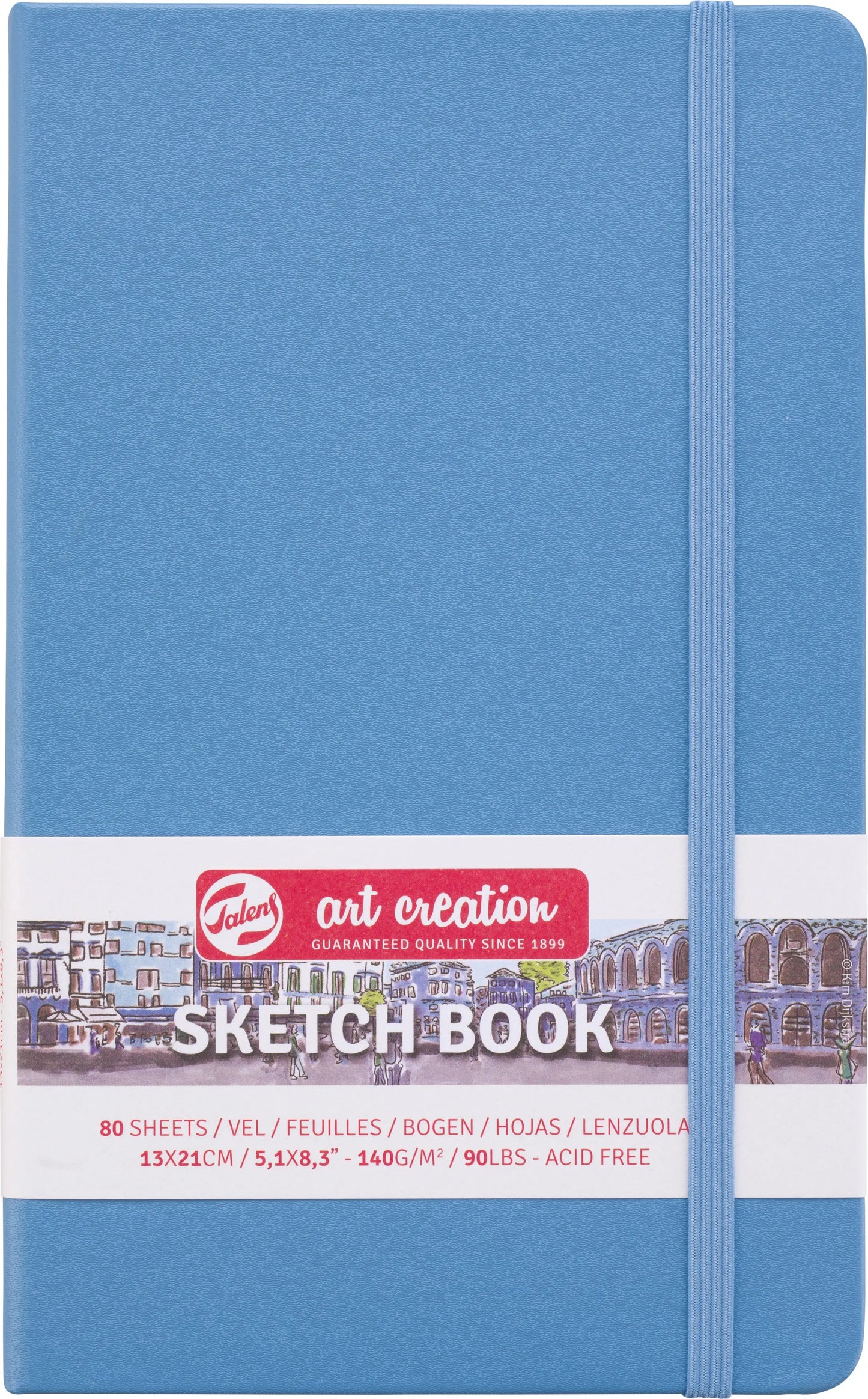 TALENS Sketch Book 13x21cm 9314212M seeblau 80 Seiten Idealshop