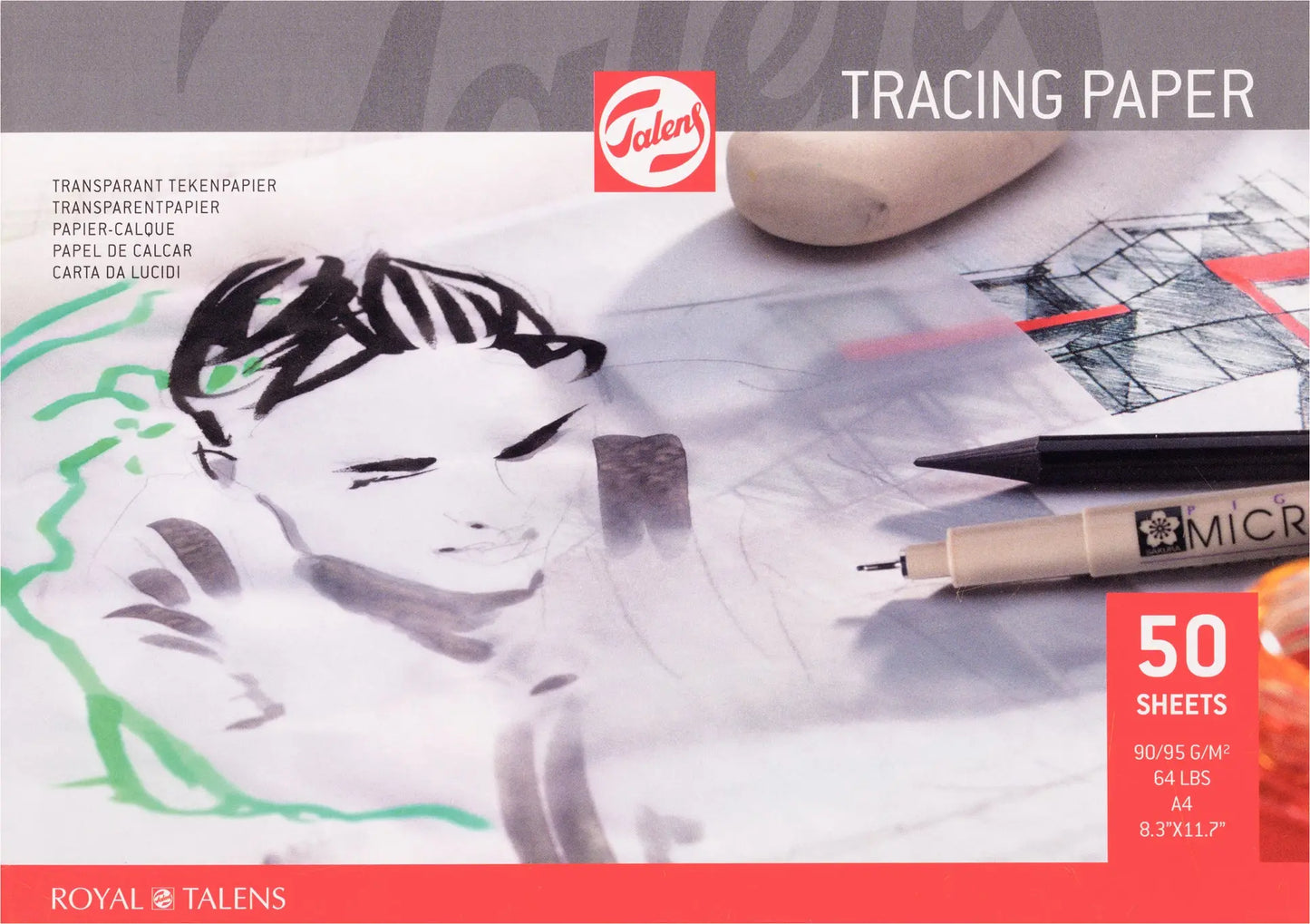 TALENS Transparent Papier A3 Idealshop