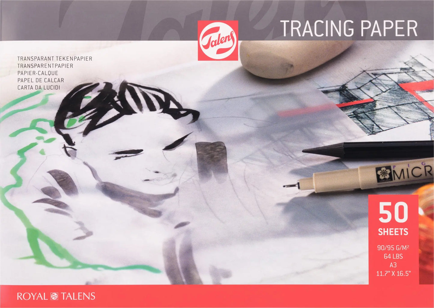 TALENS Transparent Papier A4 Idealshop