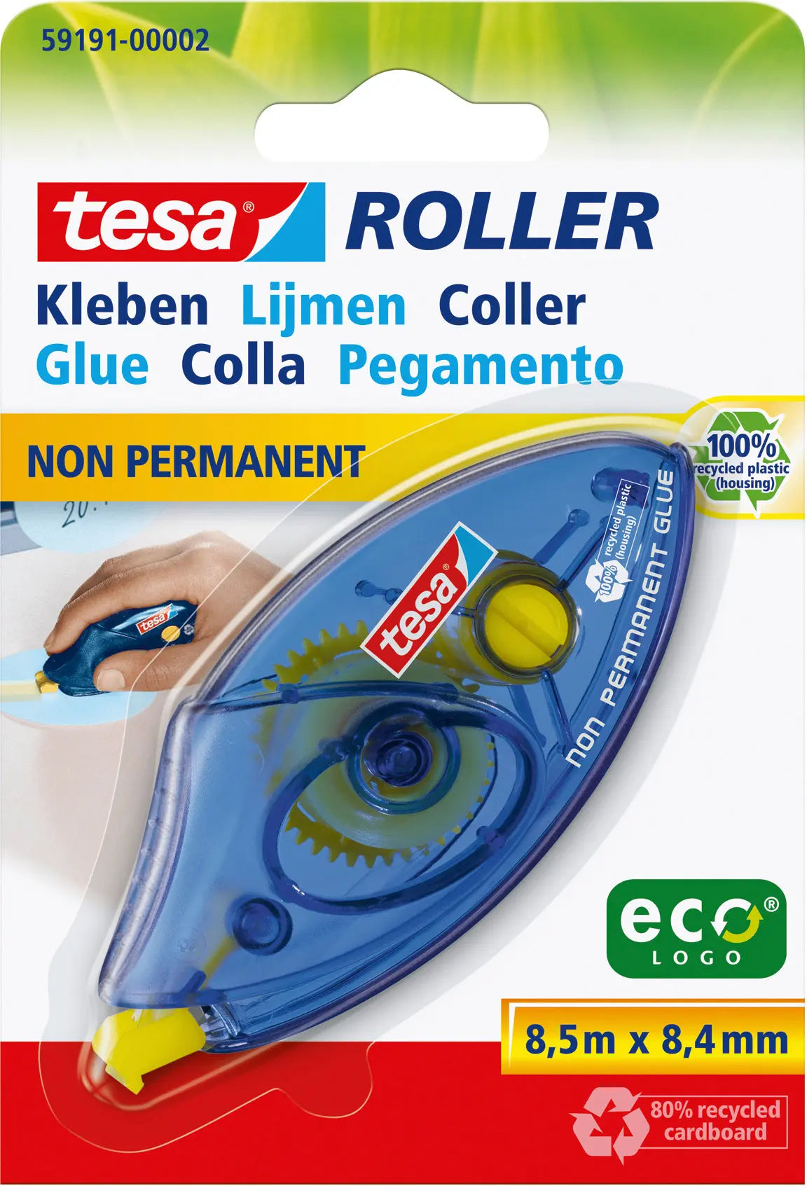 TESA Einweg-Kleberoller 591910000 8,4mmx8,5m non-perm. Idealshop