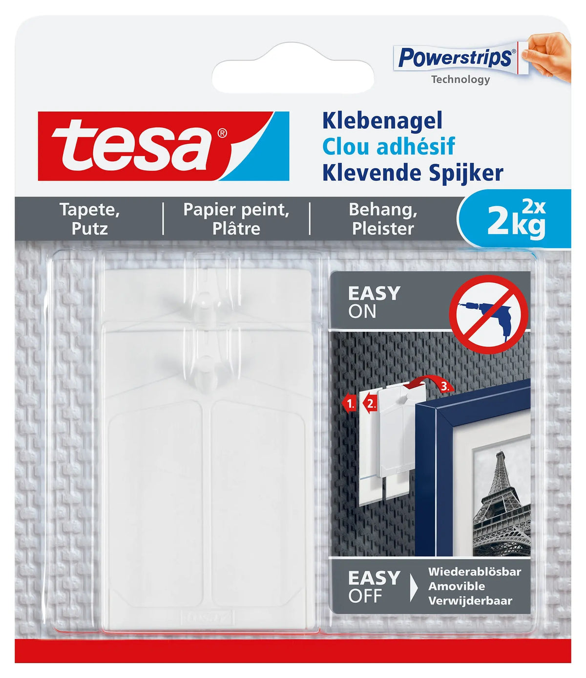 TESA Klebenagel 2x2 kg 777760000 Tapete & Putz Idealshop