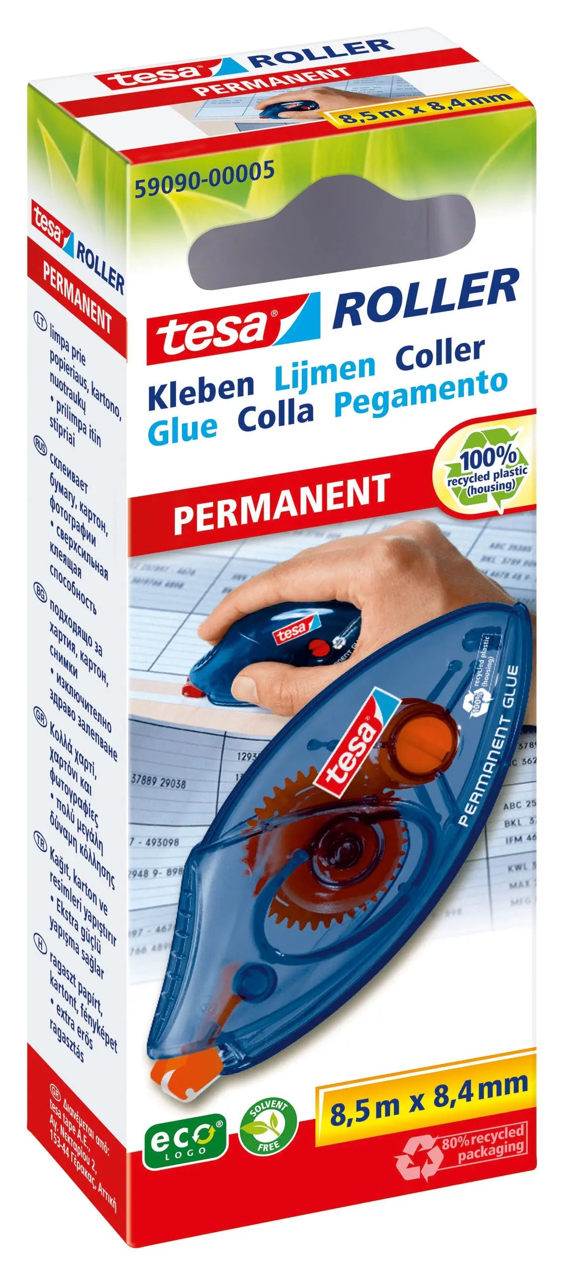 TESA Kleberoller ecoLogo 8.5mx8.4mm 590900000 perm. Idealshop