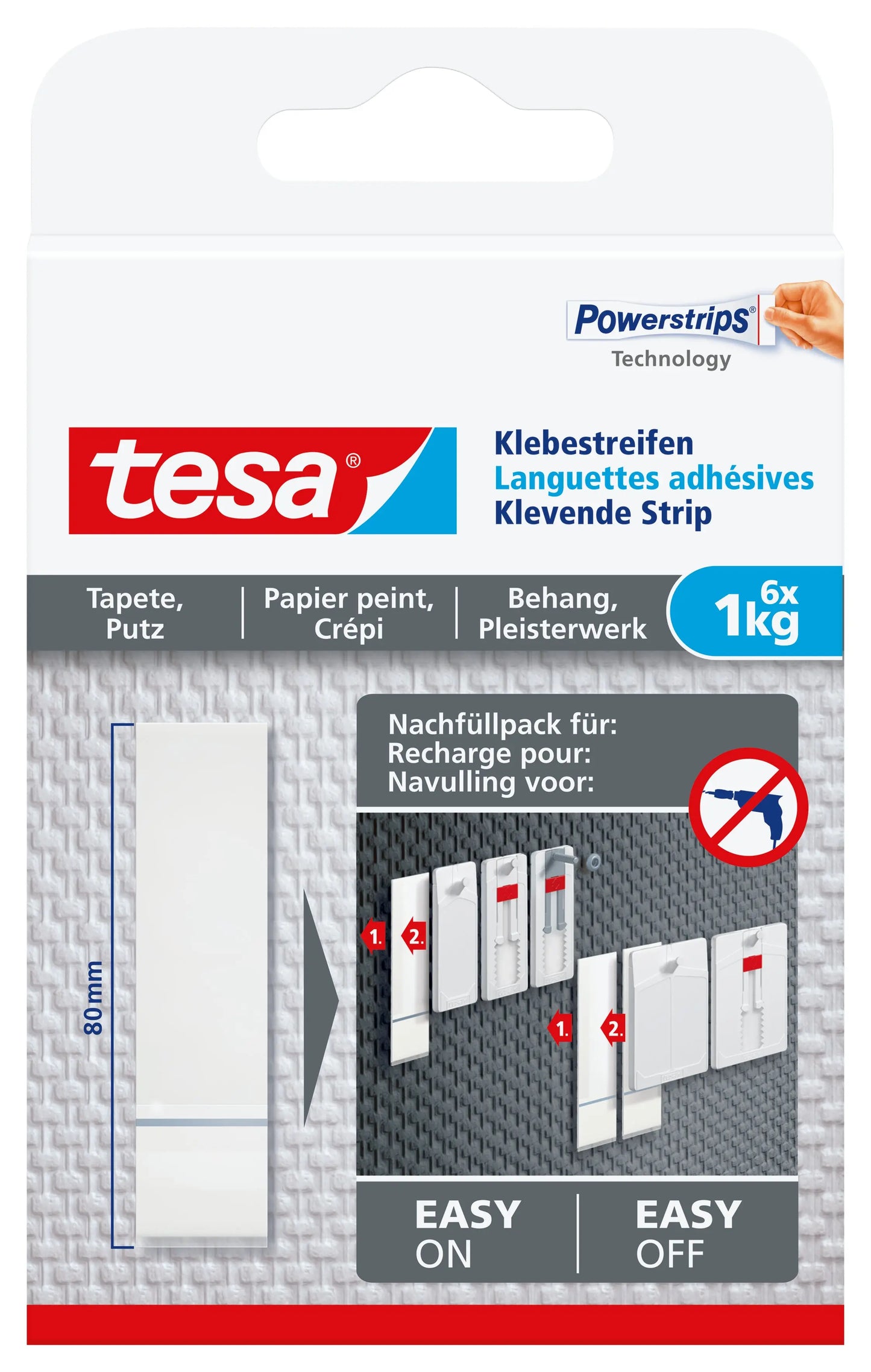 TESA Klebestreifen 1 kg Idealshop