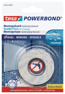 TESA Powerbond Spiegel 19mmx1.5m 557320000 Montageband, doppelseitig Idealshop