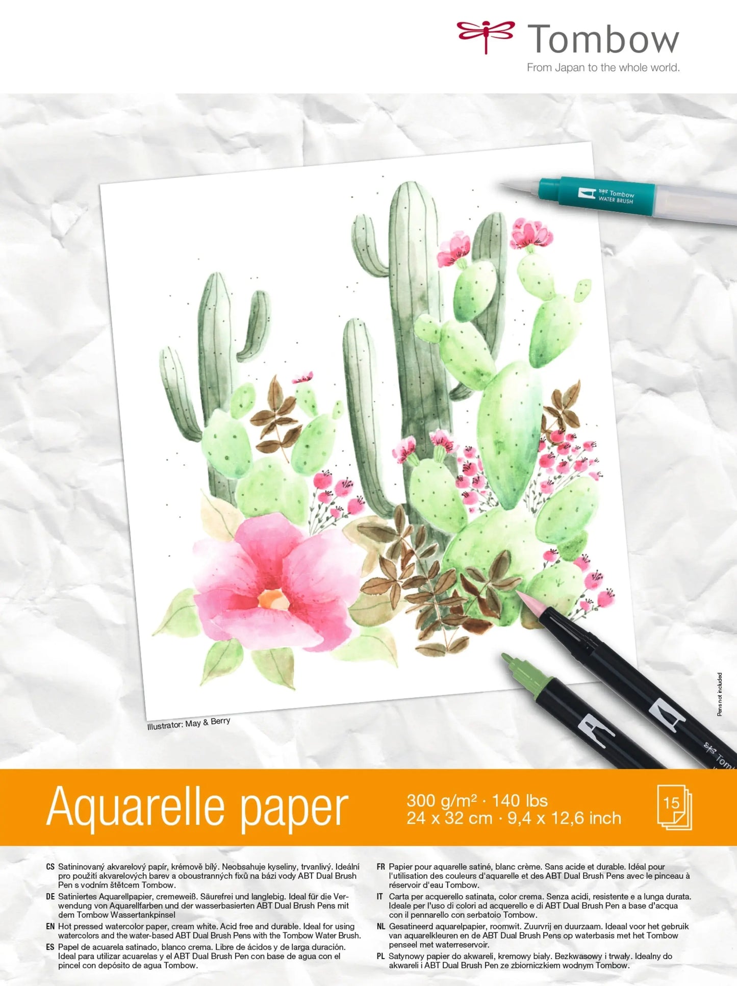 TOMBOW Aquarellblock 24x32mm Idealshop