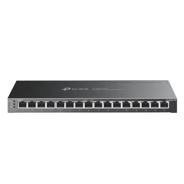 TP-LINK JetStream 16-Port Gigabit SG2016P Smart Switch with 8Port PoE+ Idealshop