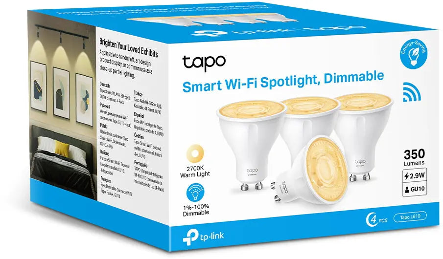 TP-LINK TapoL610(4-pack) Tapo L610(4-pack) Smart WiFi Spotlight Dimmable Idealshop
