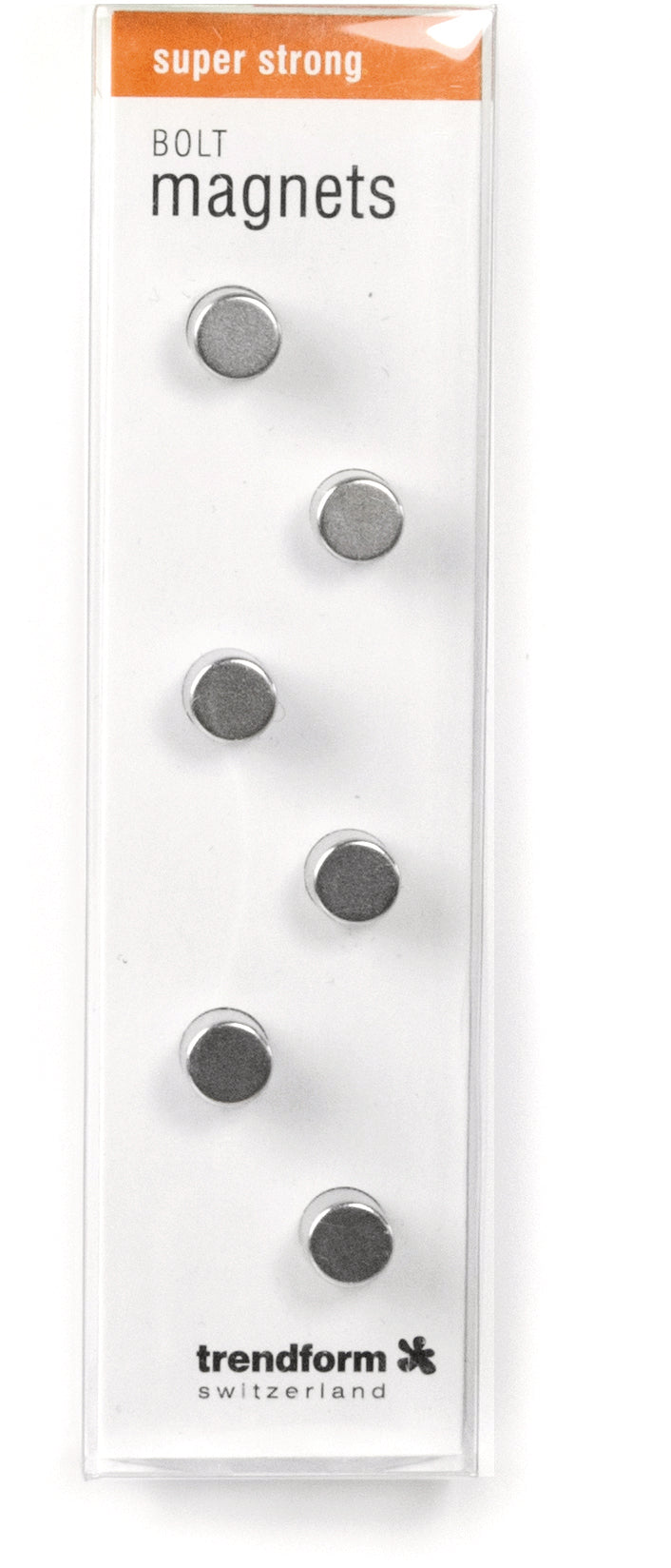 TRENDFORM Magnete BOLT CA2008 silber 6 Stück Idealshop