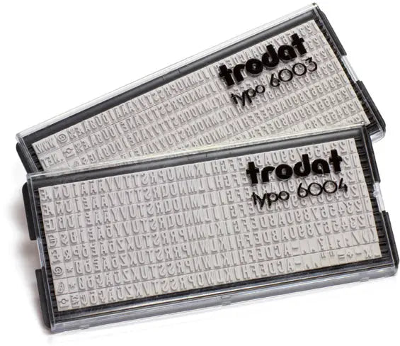 TRODAT Buchstaben Typo 6004 1 Set, 4mm Idealshop