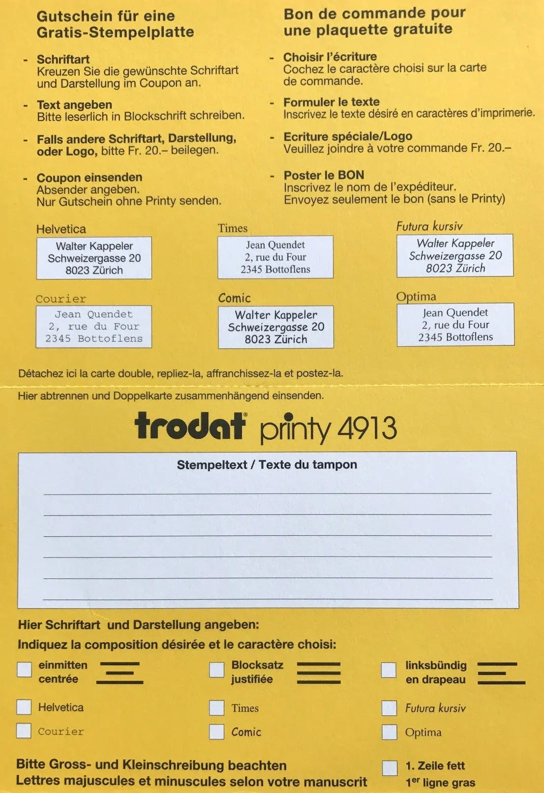 TRODAT Ersatzgutscheine Idealshop