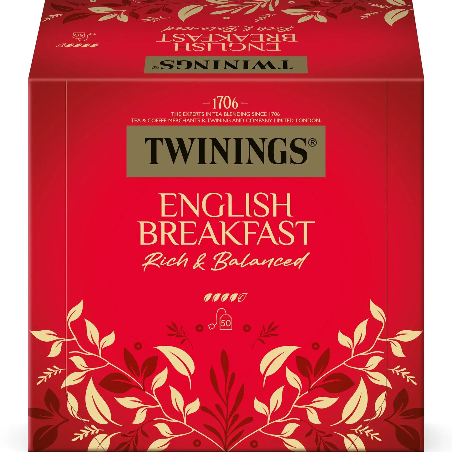 TWININGS English Breakfast 100017994 Beutel 2g, 50 Stk. Idealshop