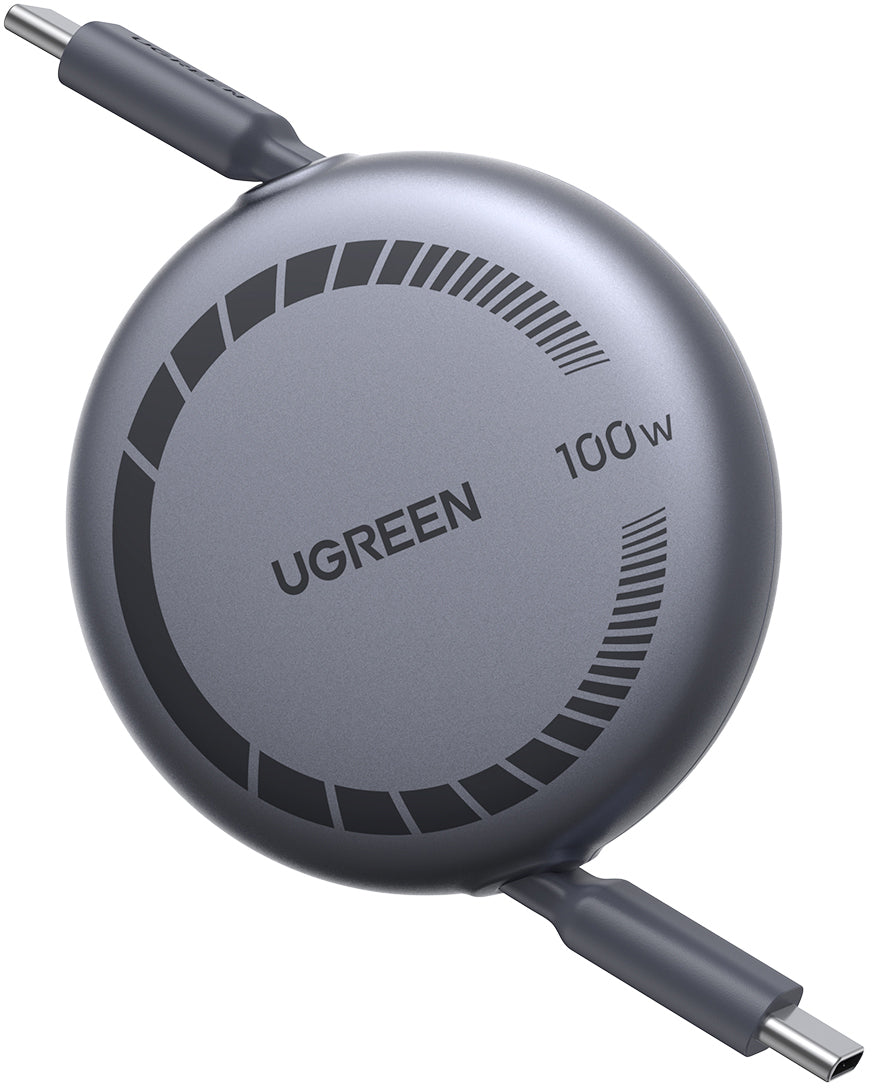 UGREEN Fast Charging USB-CtoUSB-C 65905 Retractable Cable 100W,PD,1m Idealshop