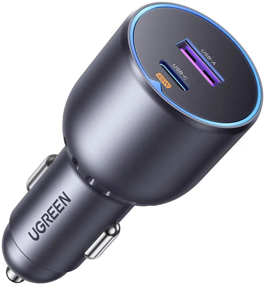 UGREEN Fast Car Charger 63W 2-Port 35023 1x USB-C, 1x USB-A Idealshop