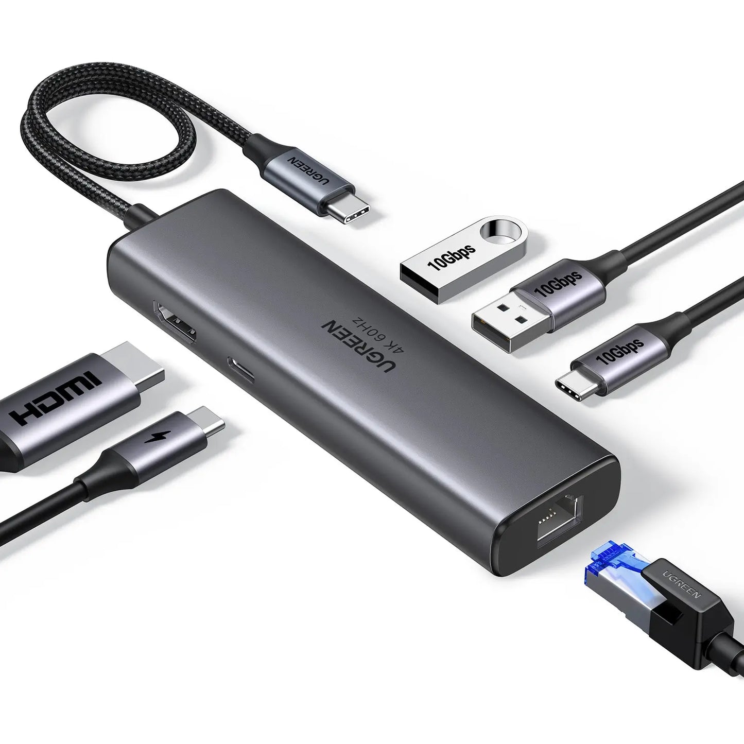 UGREEN HUB 6-in-1 USB-C 100W 45000 Idealshop