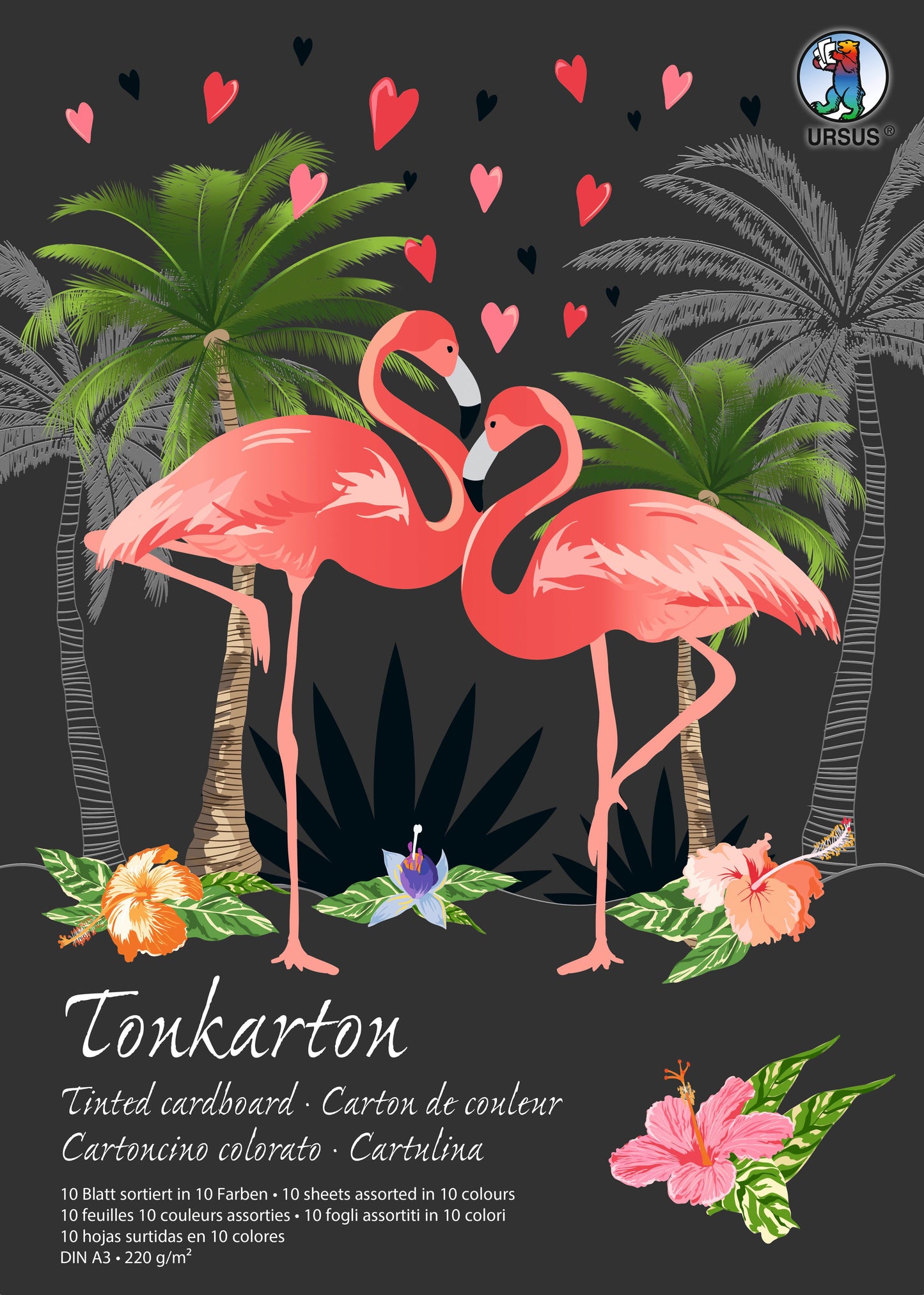 URSUS Tonkarton-Block A3 Idealshop