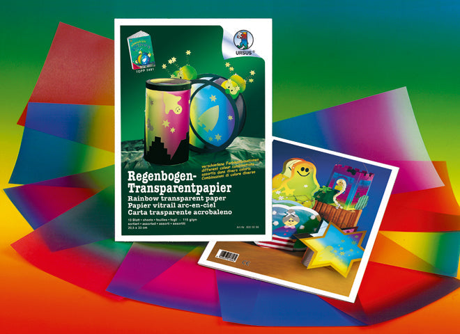 URSUS Regenbogenpapier 20,5x33cm Idealshop