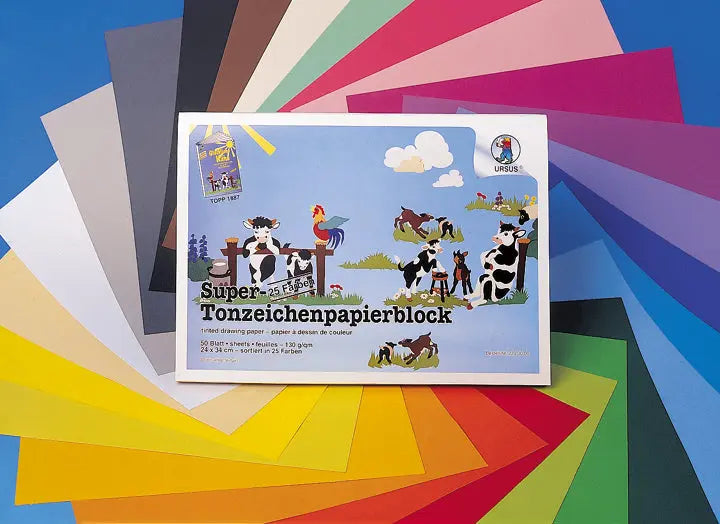 URSUS     Bastel-Zeichenpapier   24×34cm Idealshop