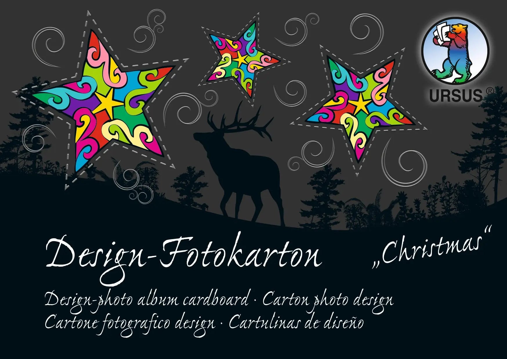 URSUS     Fotokarton-Block Christmas  A6 Idealshop