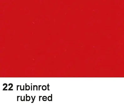 URSUS Tonzeichenpapier 50x70cm 2232222 130g, rubin Idealshop