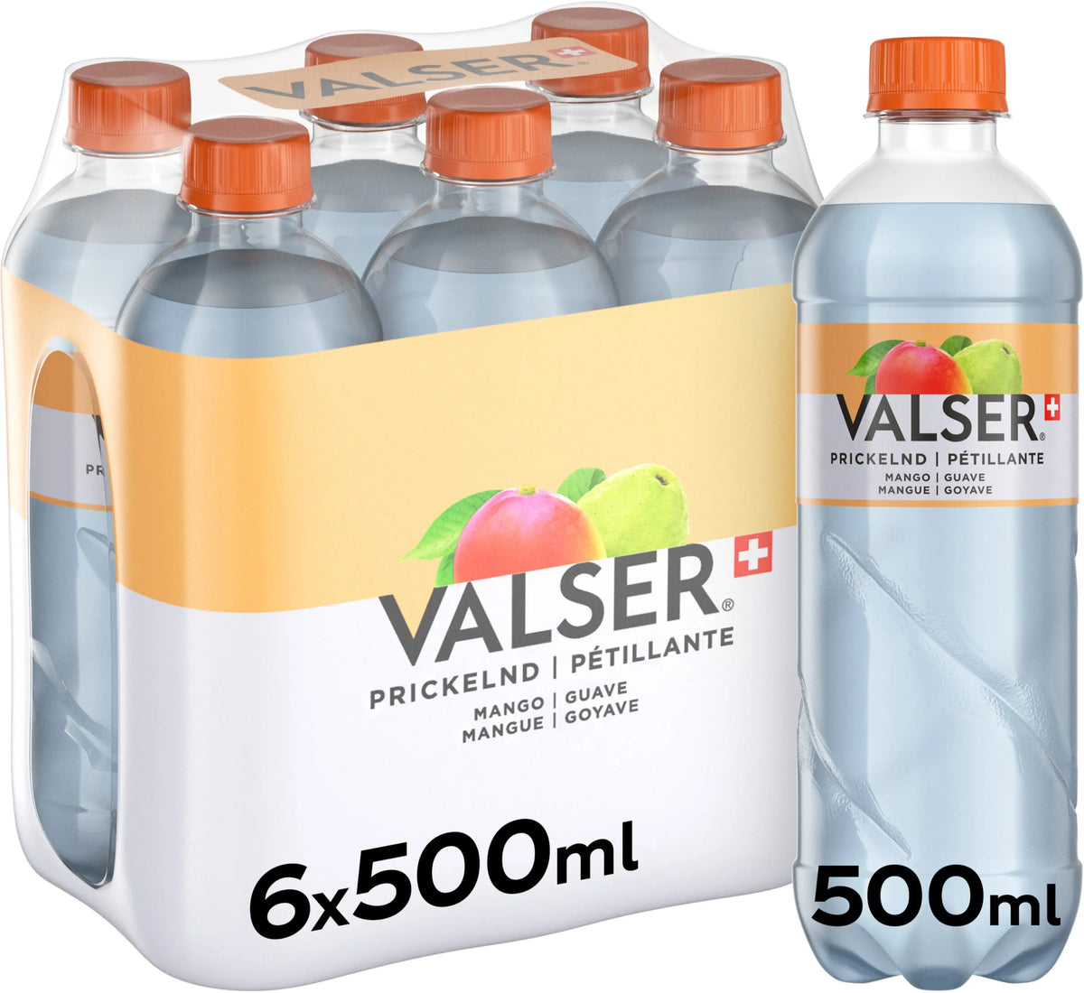 VALSER Mango & Guave 776701 50cl, 6 Stk. Idealshop