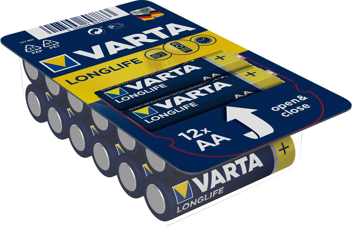 VARTA Longlife 4106301112 AA/LR06, 12 Stück Idealshop