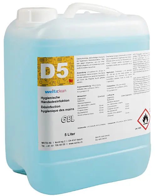 WEITA Händedsinfetkion D5 5lt Idealshop