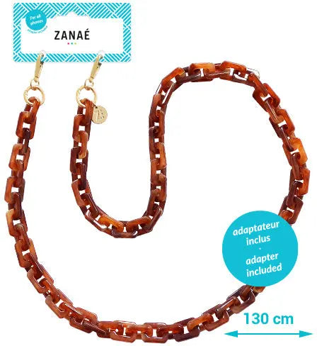 ZANAÉ Phone Necklace Caramel 18321 Cosy Capuccino caramel Idealshop