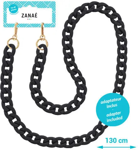 ZANAÉ Phone Necklace Carbone Smart 17672 Fall & Mate black Idealshop