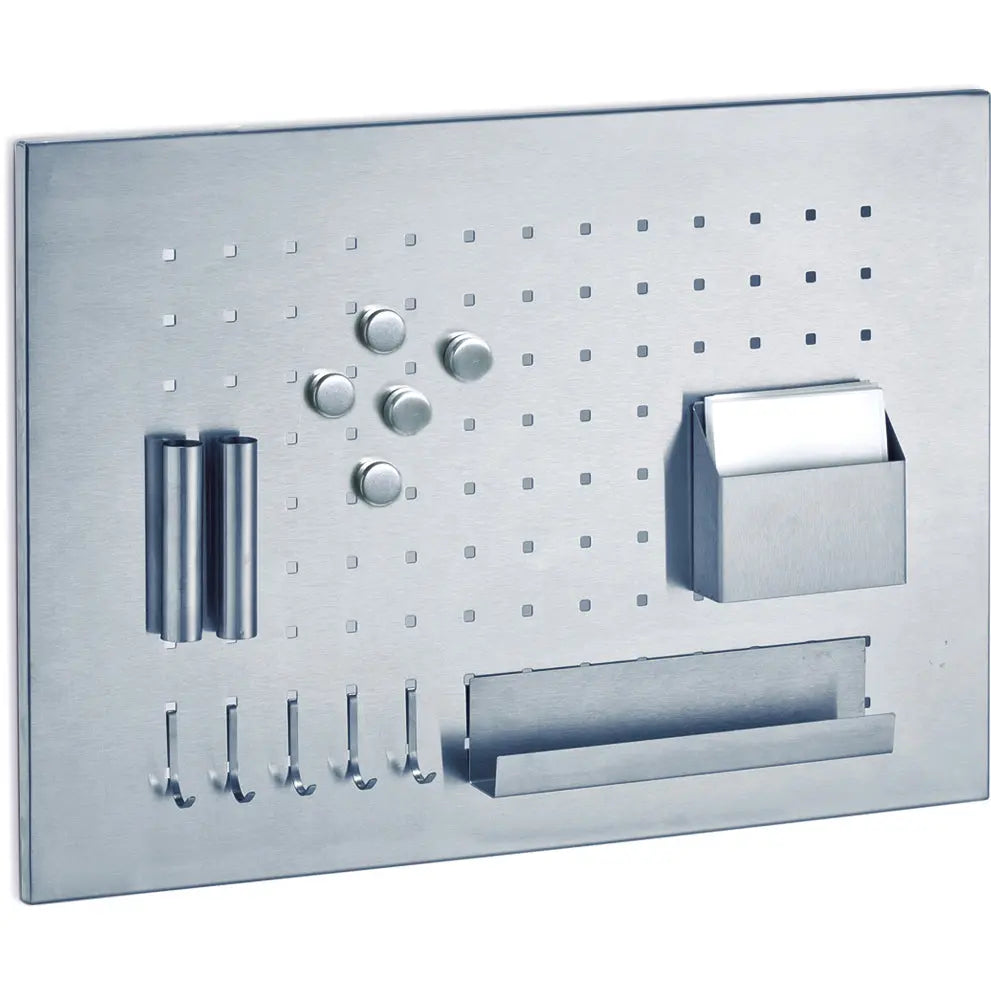 ZELLER Memoboard Edelstahl 50x35 cm Idealshop