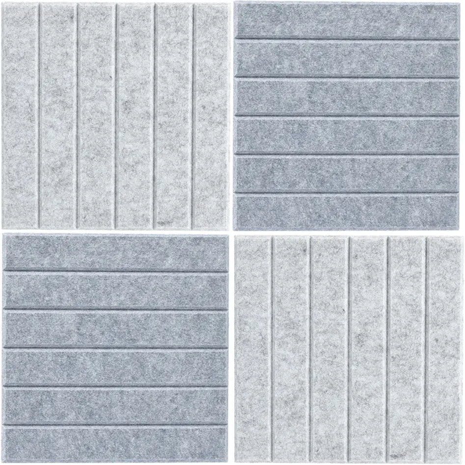ZELLER Pinboard-Set, 4tlg. 30x30 cm 11579 hell-/dunkelgrau Idealshop