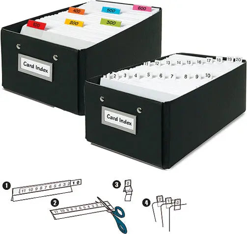 3L Kartenreiter bedruckt 10x150mm 10503 PET selbstklebend weiss 5 Stk. Idealshop