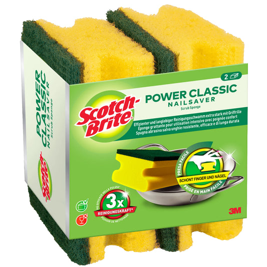 3M Classic, Schwamm CLNS2 gelb, 2 Stück Idealshop