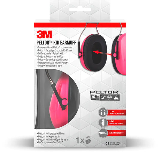 3M Kapselgehörschutz Kid H510AKPC pink 87-98 dB Idealshop