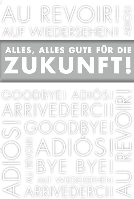 ABC       Abschiedskarte         Zukunft Idealshop